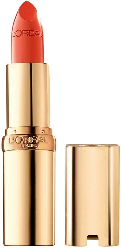 L'Oreal Paris Colour Riche Original Creamy, Hydrating Satin Lipstick with Argan Oil and Vitamin E, Volcanic, 1 Count