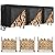 Danrelax 4FT Firewood Rack Set of 3, 12FT Outdoor Firewood Storage Rack with Cover 600D, Log Holder for Firewood, Wood Stacking Rack Indoor/Outdoor Wood Stand Holder