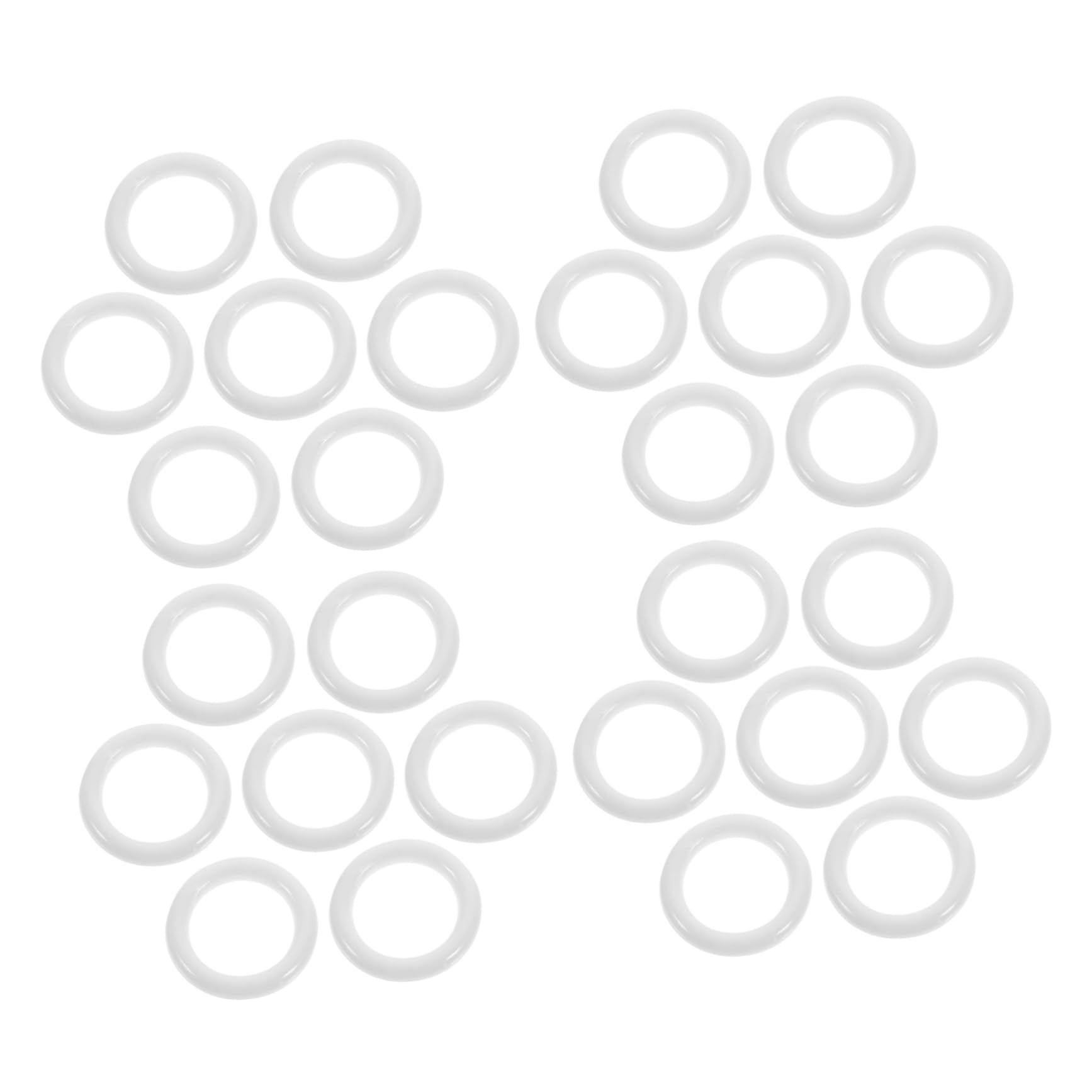 ABOOFAN 5 Set Eleganti Occhielli in Plastica per Tende Occhielli in Metallo per Tende Riutilizzabili Decorazioni per Finestre 100 Pezzi * 5