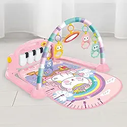 Tapete de Atividade Musical Piano Interativo Unicórnio Wakaii