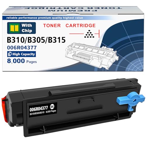ASEKER B310 B305 B315 Cartuchos de Tóner 8000 Páginas 006R04377 Remanufacturado para Xerox B310dni B305dni B315dni Impresoras Negro con el último Chip
