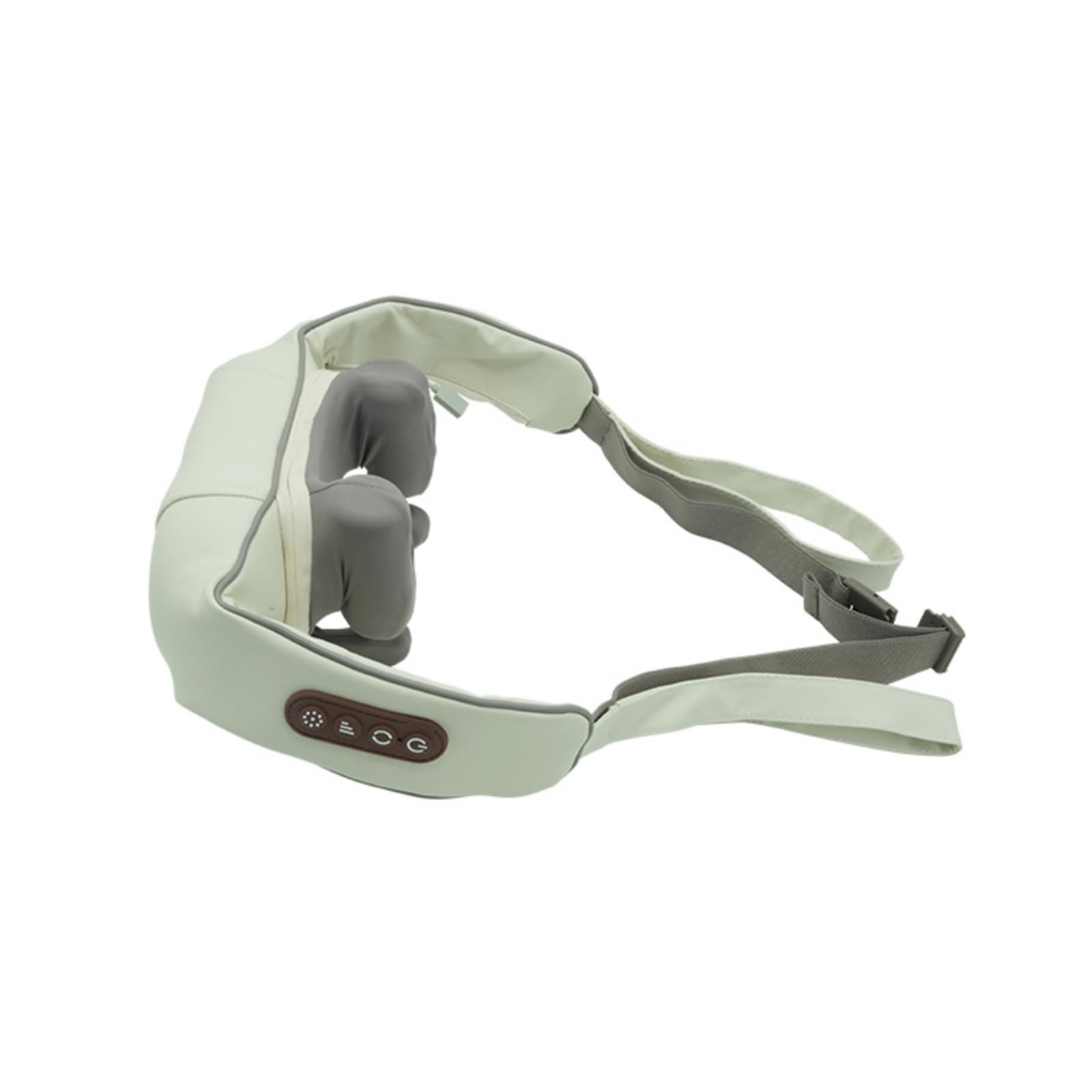 Almencla Massaggire con Cinghie Regolabili | Portatile, Massaggire per sp Ricaricabile, Mani Libere, per Casa, Lavoro, Beige