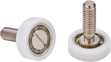 Cuscinetti Box Doccia Rotelle a Sfera di Ricambio in Acciaio per Ante Doccia a Scorrimento Kit 2 Pezzi EC-3311