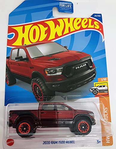 Hot Wheels RAM 1500 Rebel 1:64 Rojo miniatura 1