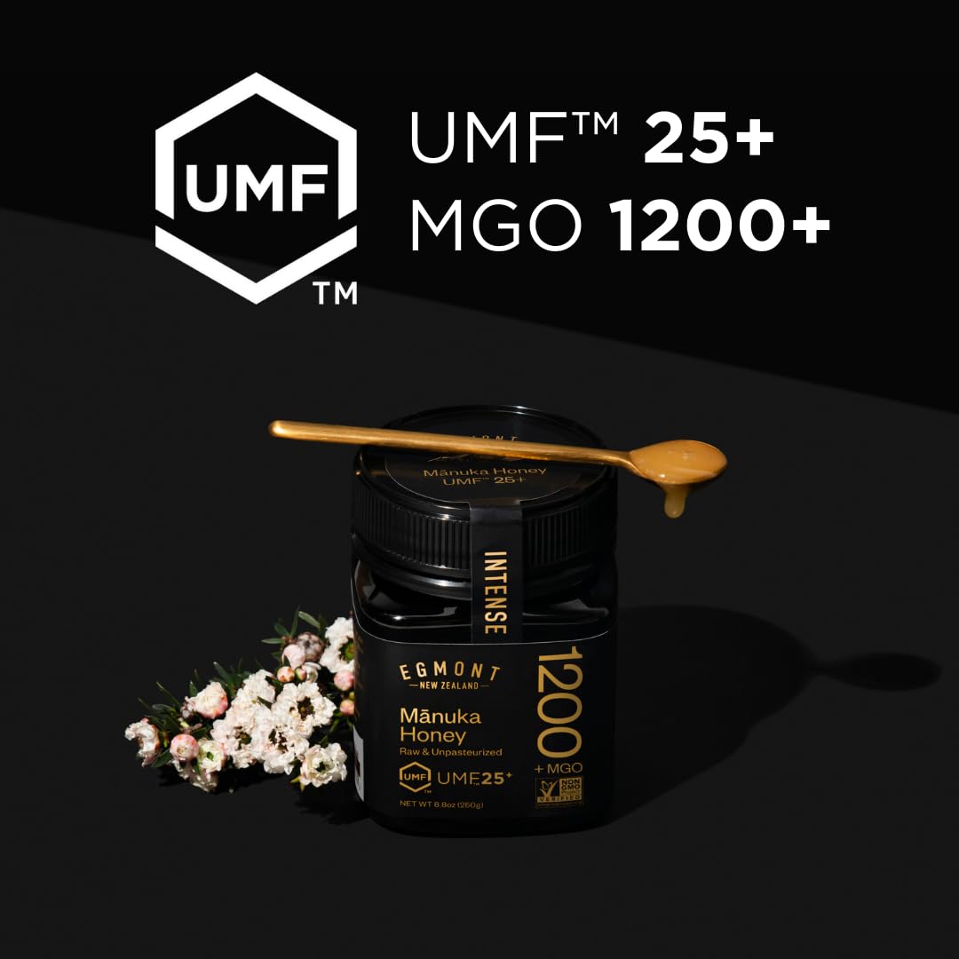 Amazon.com : Egmont Honey Manuka UMF 25+ 250g 8.8oz(250g) NON-GMO