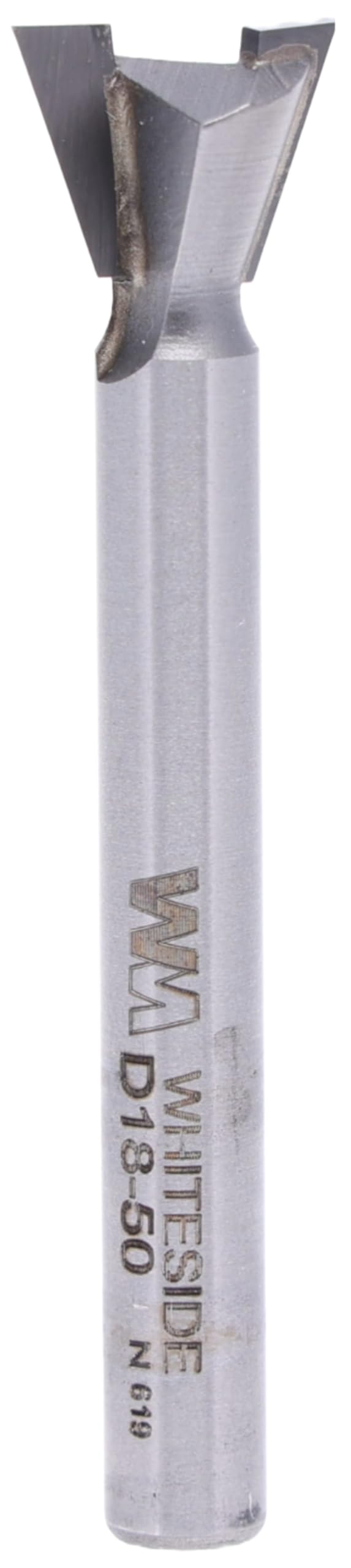 Whiteside Router Bits D18-50 Dovetail Bit with 1/2-Inch Large Diameter and 3/8-Inch Cutting Length