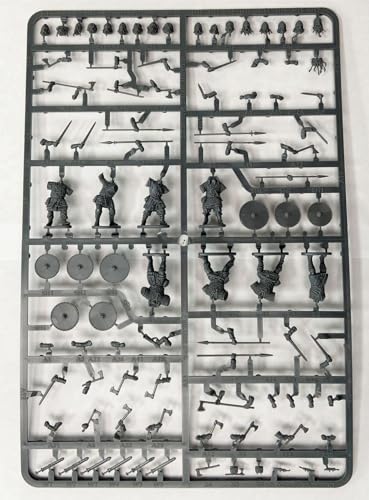 Set de 60 Figuras Vikingas de Plástico 28mm Victrix miniatura 4