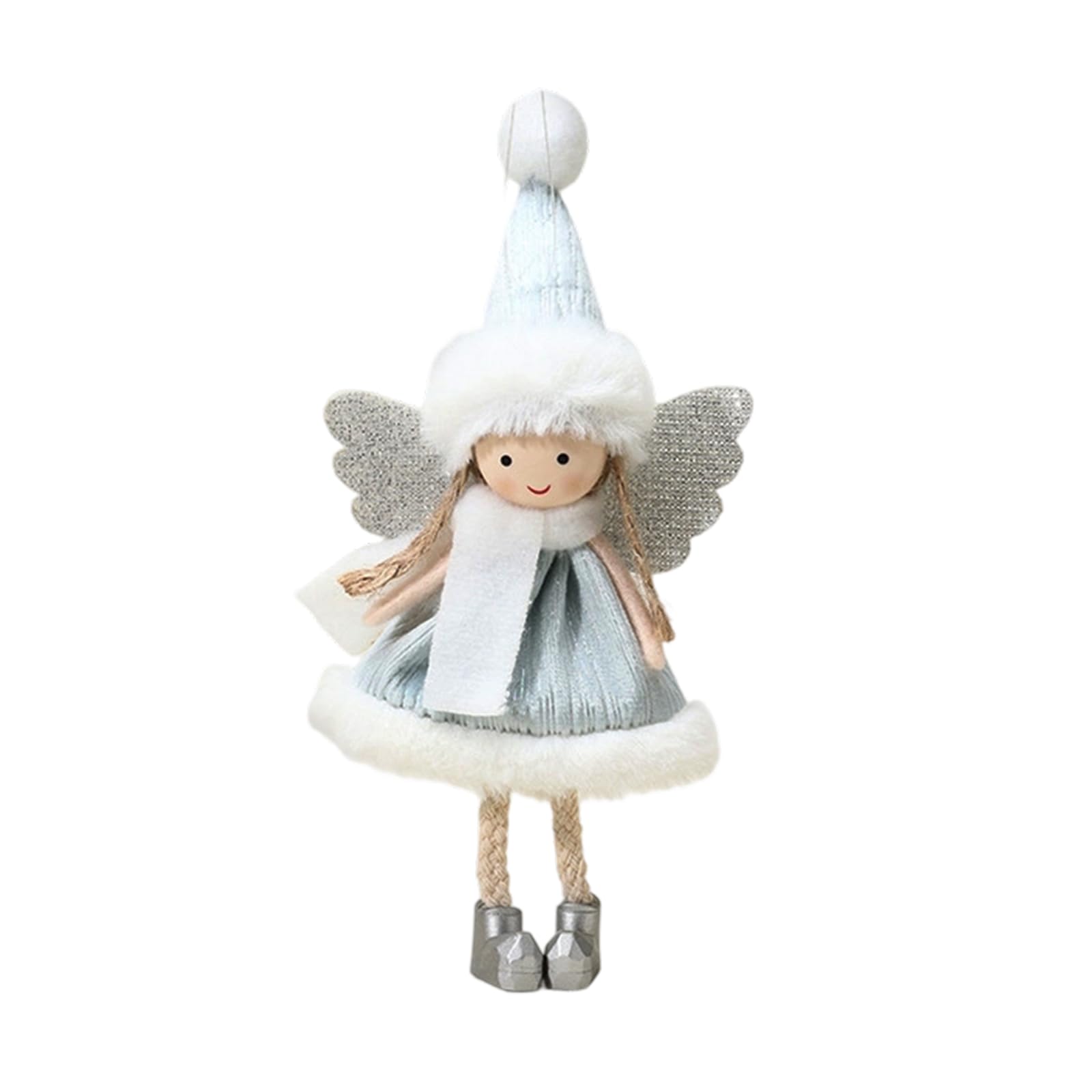Time Plush Angelic Tree Toppers Soft Materials Multipurpose Christmas Decoration Store Display Plush Christmas Ornament