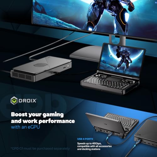 Image of GPD Win Mini 2025 Handheld Gaming PC, AMD Ryzen 7 8840U, 8C /16T up to 5.1GHz, Radeon 780M GPU, 16GB LPDDR5X RAM, 1TB NVMe SSD, 7 inch 1080p 120Hz Touchscreen, Wi-Fi 6E Bluetooth 5.3