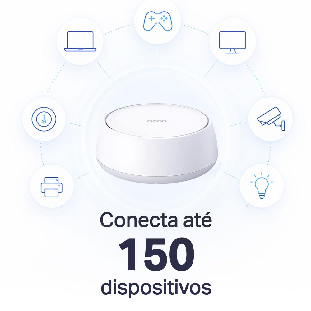 TP-LINK DECO BE22(1-PACK), Wei?, Intern, Mesh-System, Dual-Band (2,4 GHz/5 GHz), Wi-Fi 7 (802.11be), 2882 Mbit/s