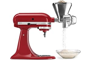 KitchenAid All-Metal Grain Mill Attachment for Precise, Healthy Flour