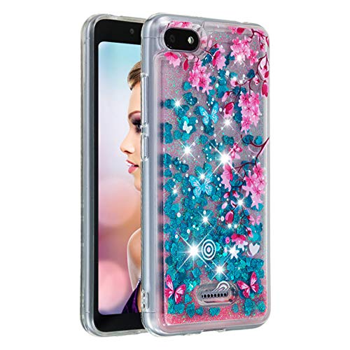 HICYCT Funda para Xiaomi Redmi 6(Redmi 6A), Moda Brillante Lindo diseño Sparkly Crystal Protectora a Prueba de Golpes de Silicona para Xiaomi Redmi 6(Redmi 6A).