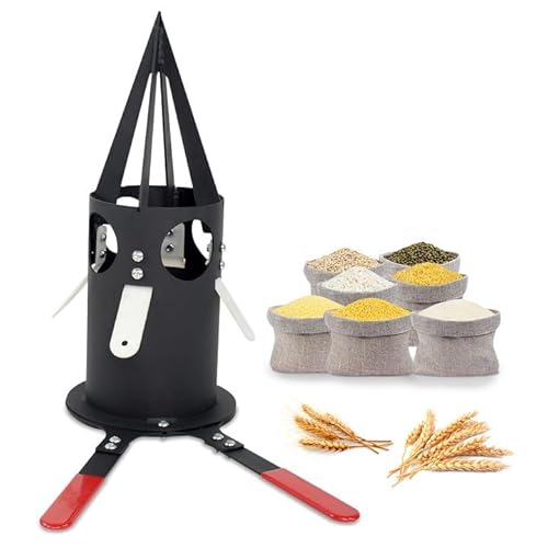 Big Bag Dispenser Bulk Bag Unloader Big bag animal feed unloader for warehouse farm home use Construction Industry (Black)