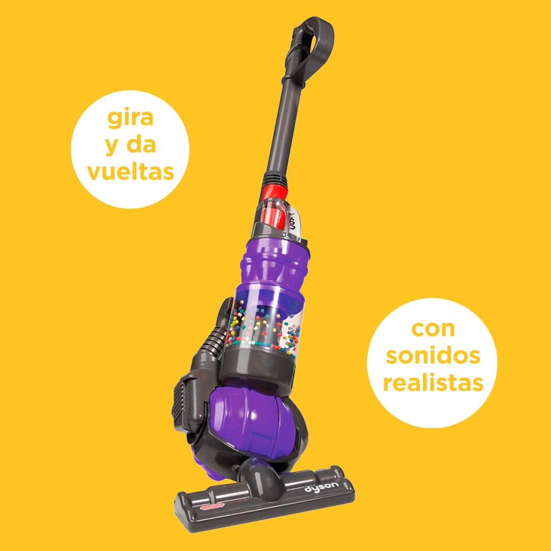 Casdon Dyson Ball | Réplica en Miniatura de Dyson Ball para niños a Partir de 3 años | ¡con giros y Vueltas para Jugar como si Fuera de Verdad!