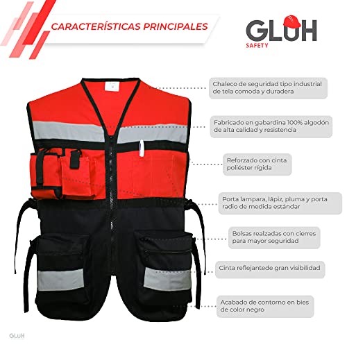 Consejos y comparativas para Comprar Chaleco brigadista rojo los mejores 10. 6 Imagen adicional