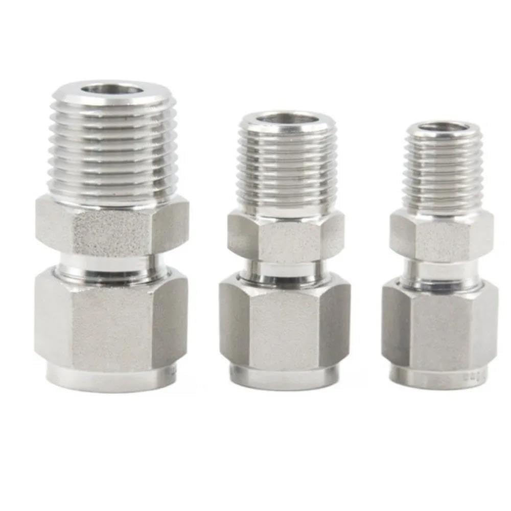 Union Compression Tube, connecteur raccord tuyau en acier inoxydable 316L