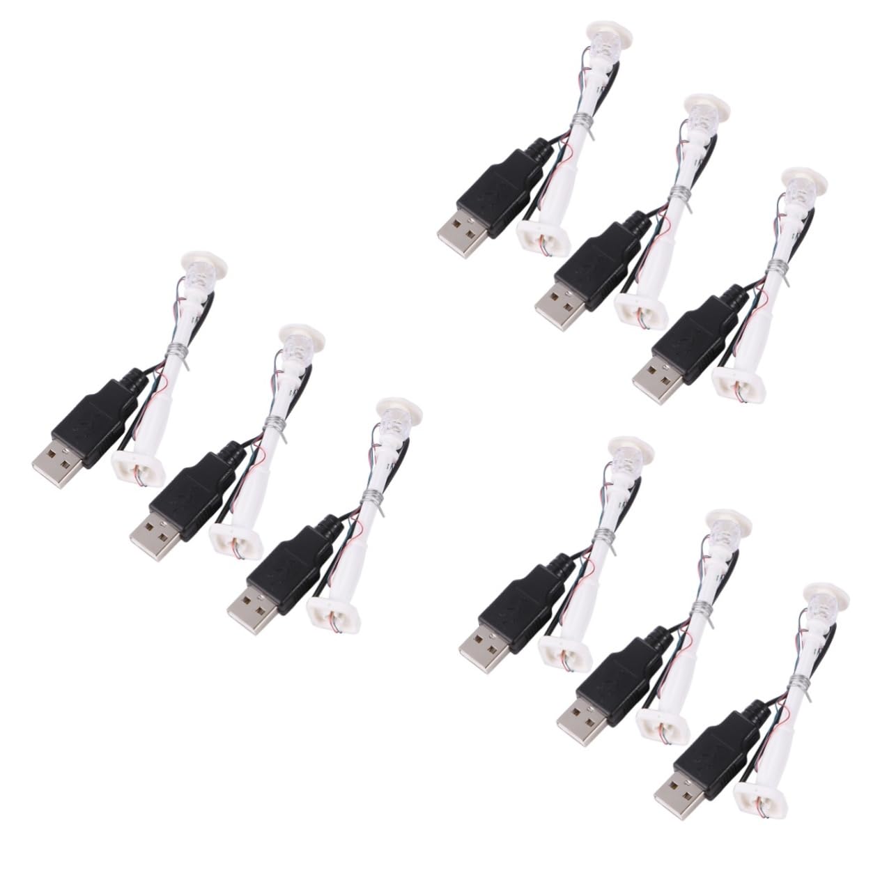 Lampadaire miniature LED blanc : composants lumineux de haute qualité