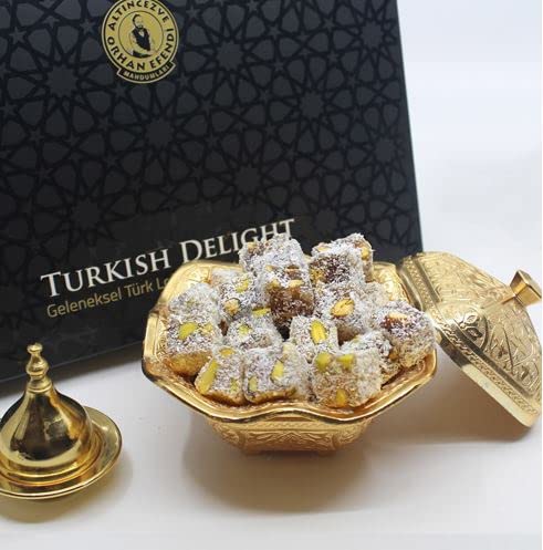 Altıncezve Orhan Efendi Çifte Kavrulmuş Antep Fıstıklı Hindistan Cevizli Lokum 200 Gr