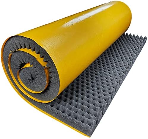 Mousse Acoustique Autocollante Pyramide 100x200x3 Cm – Isolation Phonique Haute Performance Beauty Of Sound GMP Tech