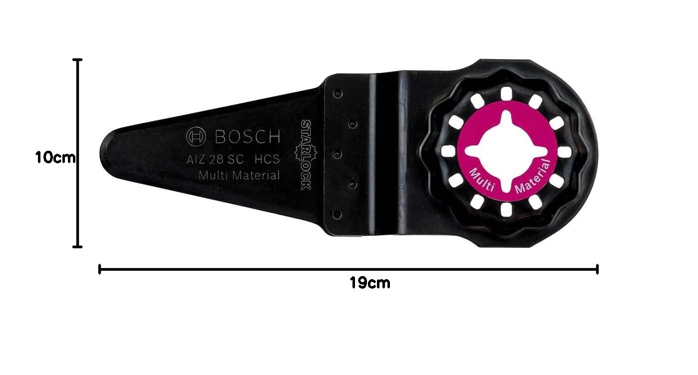 Bosch Professional Uniwersalne narzędzie HCS AIZ 28 SC (do cięcia materiałów elastycznych, 28 x 40 mm, akcesoria narzędzie wielofunkcyjne)