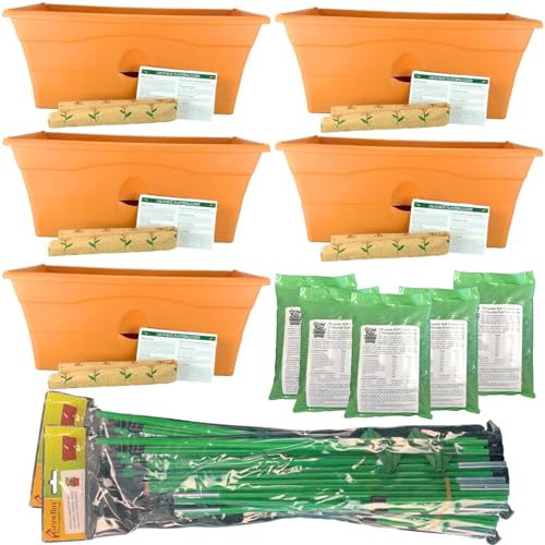 Self-Watering GrowBoxes Terra Cotta