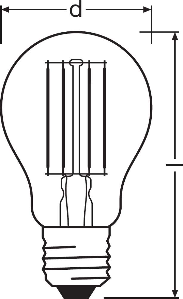 OSRAM LED Retrofit CLASSIC A DIM Lote de 10 x Bombilla LED, Casquillo E27, 4000 K, 9 W, Equivalente a 75W, Blanco frío