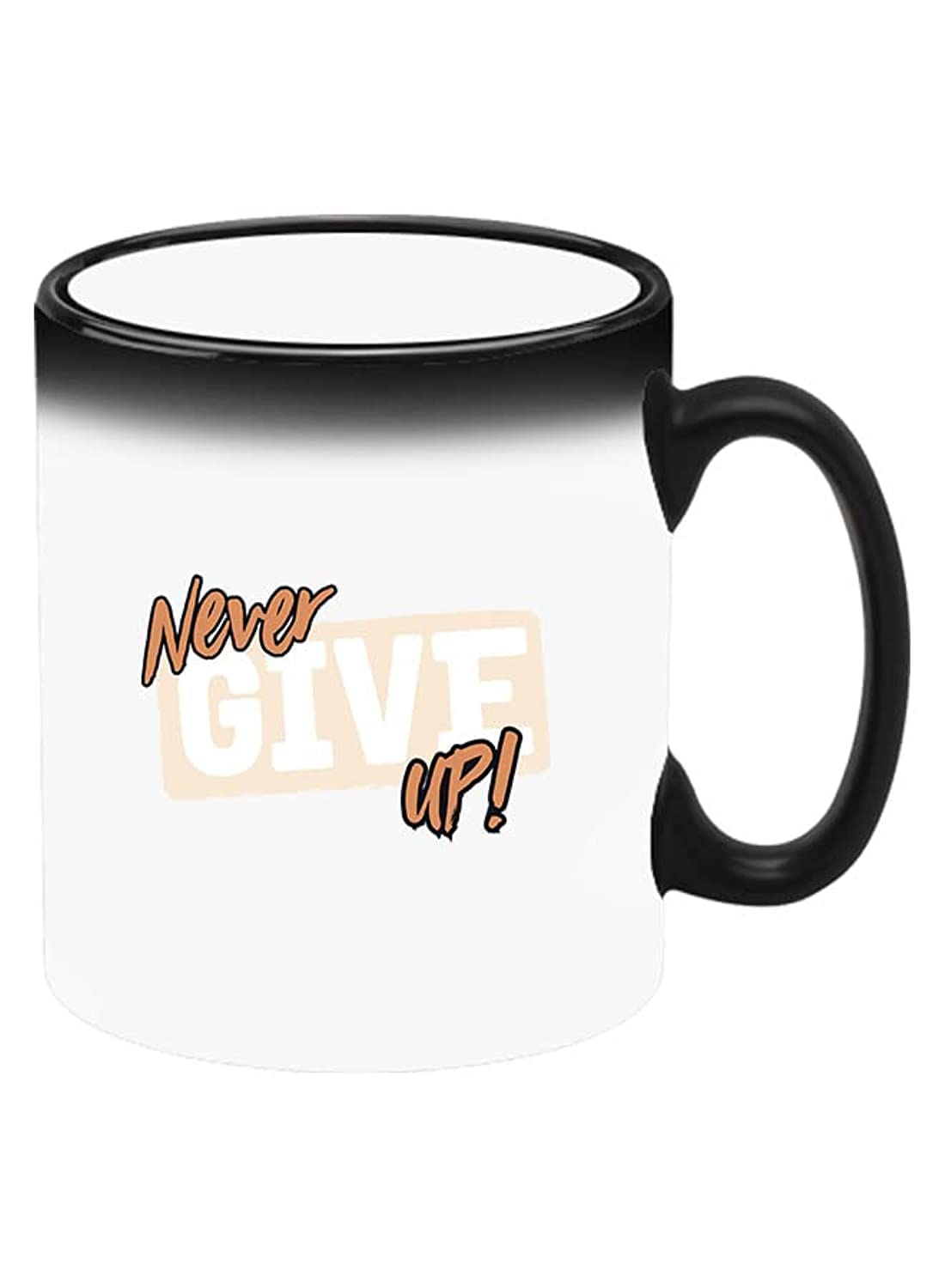 Colour Changing Heat Sensitive Magic Mug - Add Hot Tea or Coffee Never Give Up For Home Office Gift Kids Men Women