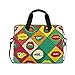 Laptoptasche Kiss Lippen bunt Aktentasche Computer Tragetasche 40,6 cm (16 Zoll) Schutzhülle Notebook Hülle mit Griff Multi Taschen niedliches Design