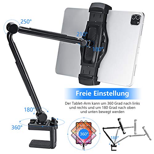 MEKUULA Ständer Tablet Halter Schwanenhals Tablet Halterung,Handy Halter Lazy Flexible 360 ° drehbare verstellbare Lange… – Bild 5