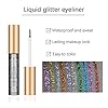 Ownest 10 Colors Liquid Glitter Eyeliner, Metallic Shimmer Glitter Eyeshadow, Long Lasting Waterproof Shimmer Sparkling Eyeliner Eye Shadow-10pcs