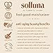Solluna by Kimberly Snyder Hydrating Anti-Aging Moisturizer — Collagen Boosting Plant-Based Retinol Alternative, Natural Oils, Plant Stem Cells & Botanicals (1.7oz) Vegan, Cruelty-Free & Non-GMO