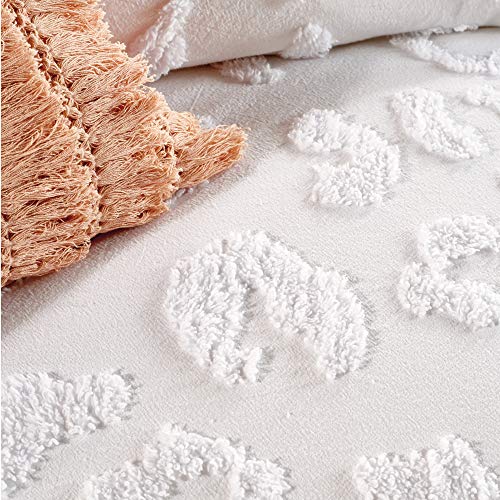 Peri Home 2D2205C3WT 100% Cotton 3-Piece Comforter And Sham Set thumb #2