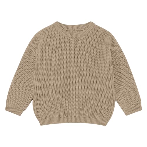 ESHOO Baby Girl Boy Knit Sweater Blouse Toddler Fall Winter Pullover Sweatshirt Warm Crewneck Long Sleeve Tops for Infant Kid