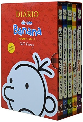Box - Diário de Um Banana - 5 Volumes - Pocket - Edição Econômica