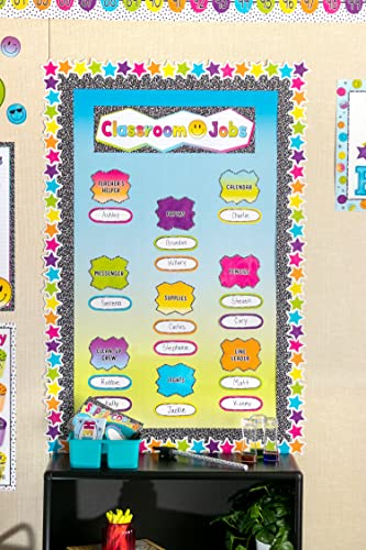 Image of Teacher Created Resources Composition Straight Rolled Border Trim - 50ft - Decorate Bulletin Boards, Walls, Desks, Windows, Doors, Lockers, Schools, Classrooms, Homeschool & Offices