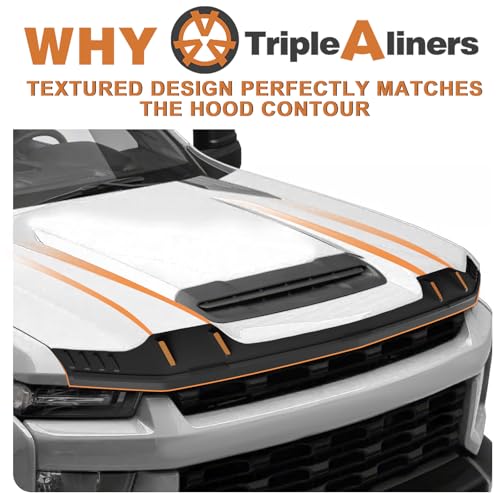 Image of TripleAliners Hood Bug Deflector Protector for 2020+ Silverado 2500 /3500HD