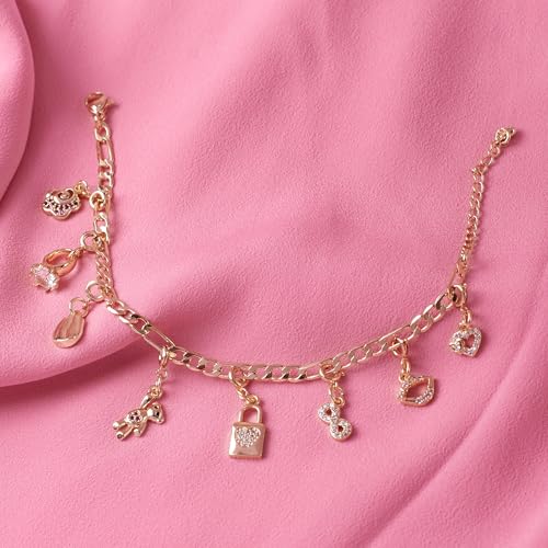 Image of SALTY Anti Tarnish Bracelet for Women | Fancy Bracelet | Jewellery Gifts | Hand Band | Fashion Accessories for Girls | Minimal Jewelry Design | Gift for Rakhi | Gift for Diwali, Christmas, Marriage, Birthday