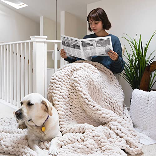 Chunky Knit Blanket