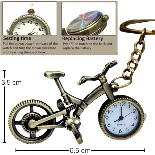 Image of Antique Bronze Pocket Premium Vintage Theme Metallic Home Key Chain & Key Rings | Best Gift for Men, Woman, Boys & Girls on their Special Occassions