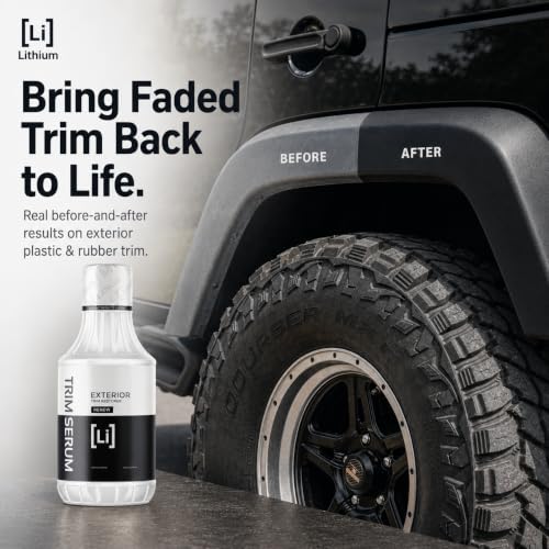 Trim Serum- Plastic Restorer for Cars- Restores Even the Most Damaged Plastic, Rubber, and Vinyl - Black Trim Restorer That Lasts For Months - Penetrates Plastic Pores Restoring Color (16 Oz) - Image 5
