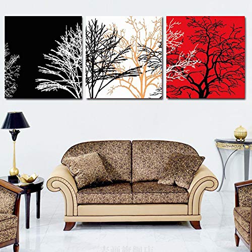 Peinture abstraite sur toile 50x50 cm lot de 3 tableaux modernes sans cadre pour salon