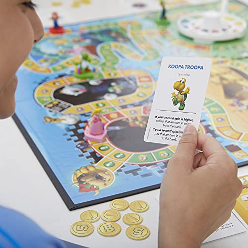 Hasbro Gaming The Game of Life: Super Mario Edition Board Game for Kids Ages 8 and Up, Play Minigames, Collect Stars, Battle Bowser - image 9