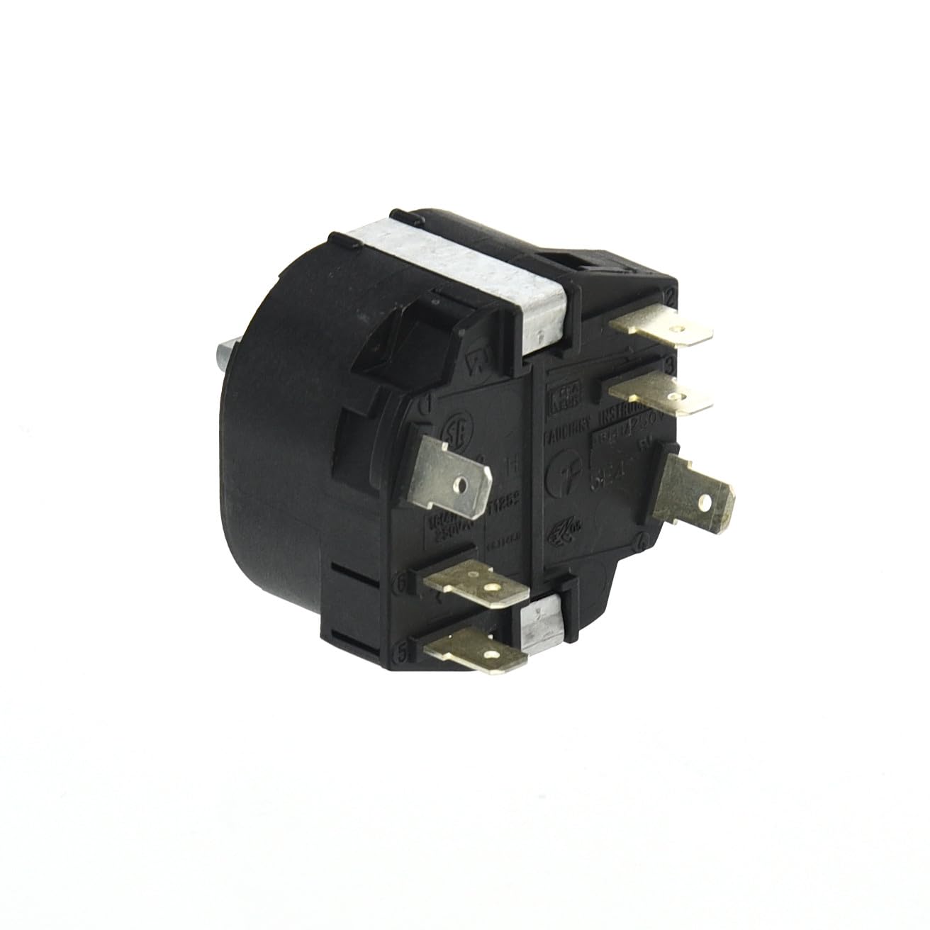 Timer bipolare KTM1005A per forni combinati a vapore e forni a convezione, 60 min, 250 V 16(4) A, albero 6x4,6 mm, compatibile con i modelli XB693, XF023, XV393 XF133, XF193, Stalgast LineMicro 904003