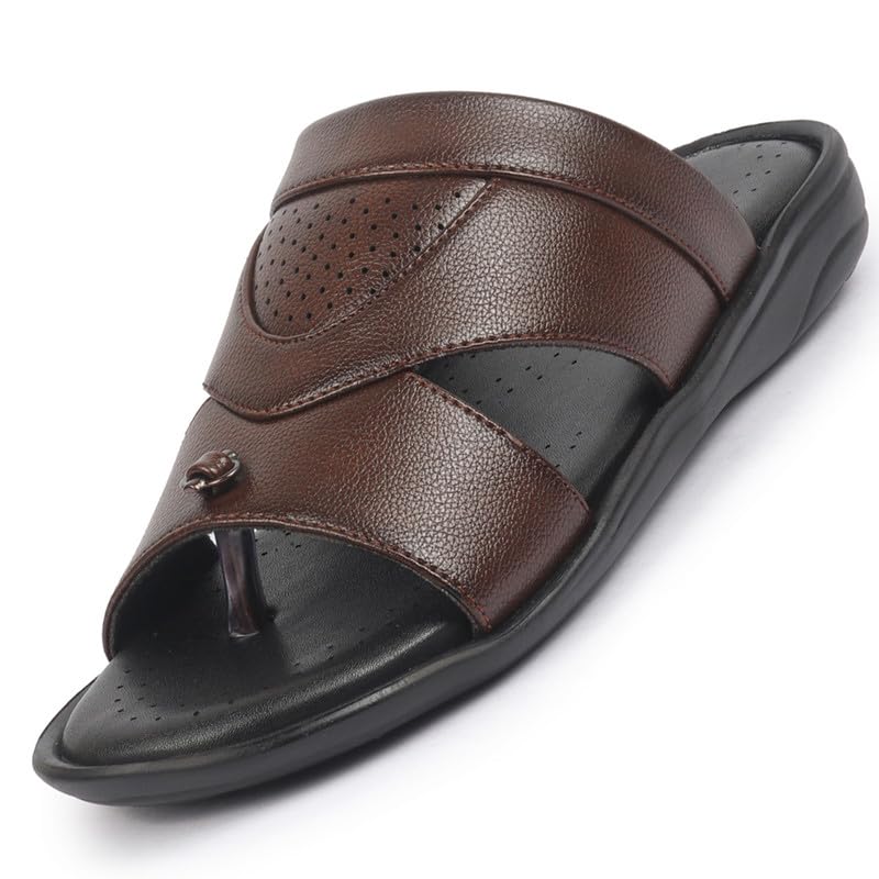 FAUSTO FST FOSMS-2122 TAN-45 Mens Tan Open Toe Broad Feet Slipper With Memory Cushion|Comfortable Gents Slipper|Sandals For Kurta (11 UK) (B0DGQBCGYL) Amazon Price History, Amazon Price Tracker