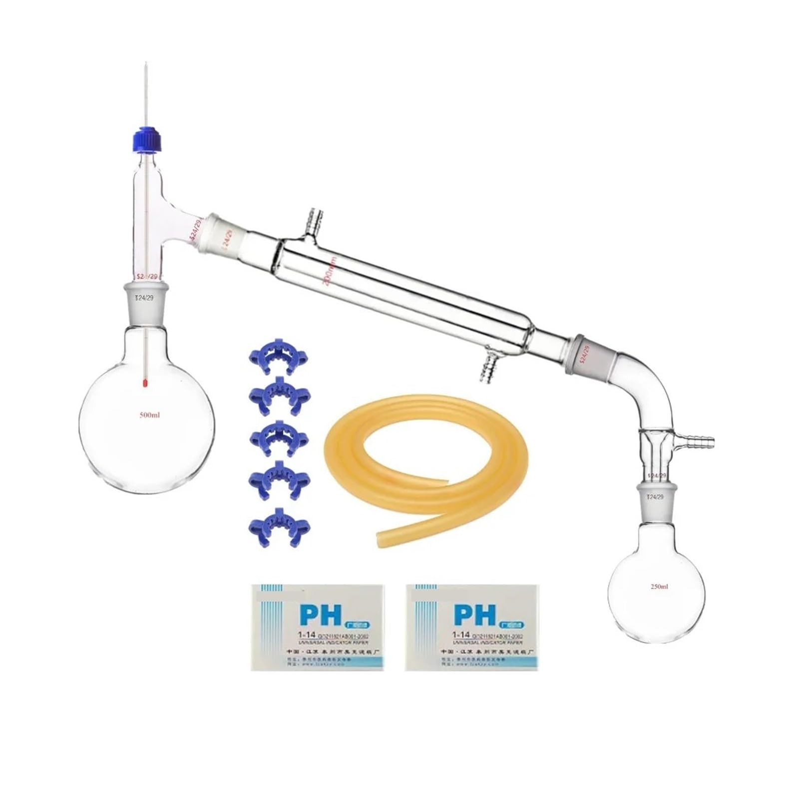 Zentrifuge, 250/500 ml, 24/29, Glasdestillierapparat, Labor-Destillationsausrüstung, Chemie-Glaswaren-Set