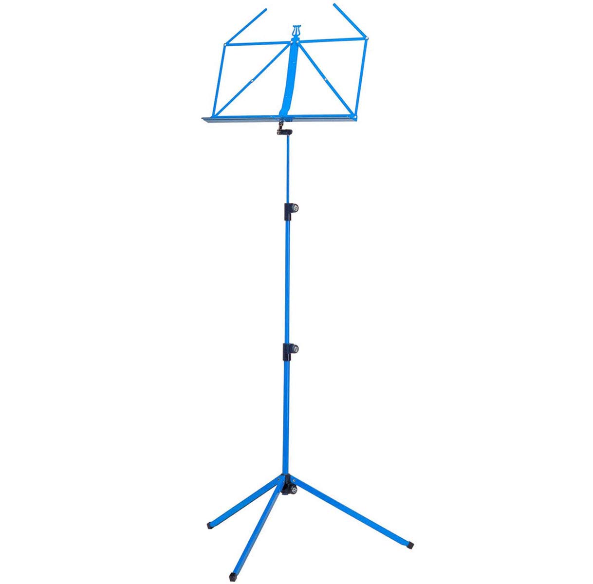 K&M 100/1 Pupitre de partition + lampe de pupitre 100/1 Blau + Leuchte bleu