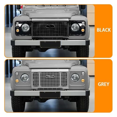 Calandre Defender 90 110 en maille ABS robuste style 1 noir