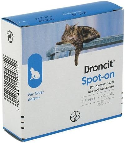 Droncit Spot On Lösung Pipetten Fuer Katzen 4X0.5ml Amazon.de Haustier