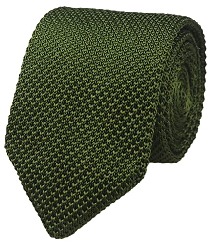 Vizakiss Men's Skinny Knit Tie Necktie