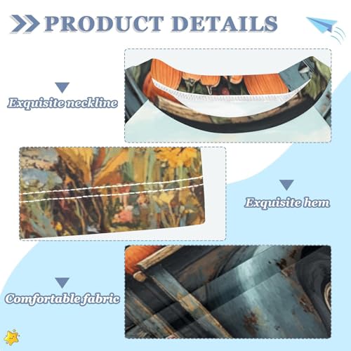 Boys Short Sleeve T-Shirts Truck Car Vintage Farm Rashguard Kids Swim Shirts Sun UPF 50+3